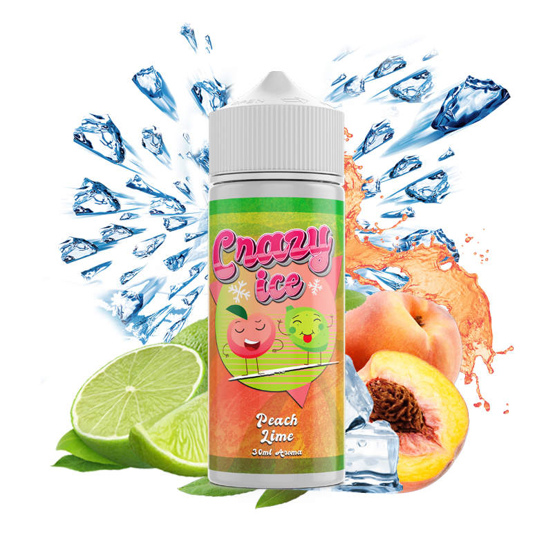 STEAM CITY CRAZY ICE PEACH LIME (30ml/120ml)